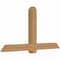 Ekena Millwork Eugene Smooth Timber Gable Bracket, Western Red Cedar, 72"W x 39"H x 5 1/2"D x 5 1/2"F, 13/12 Pitch GBW072X39X0606EUG00SWR - alternate 2